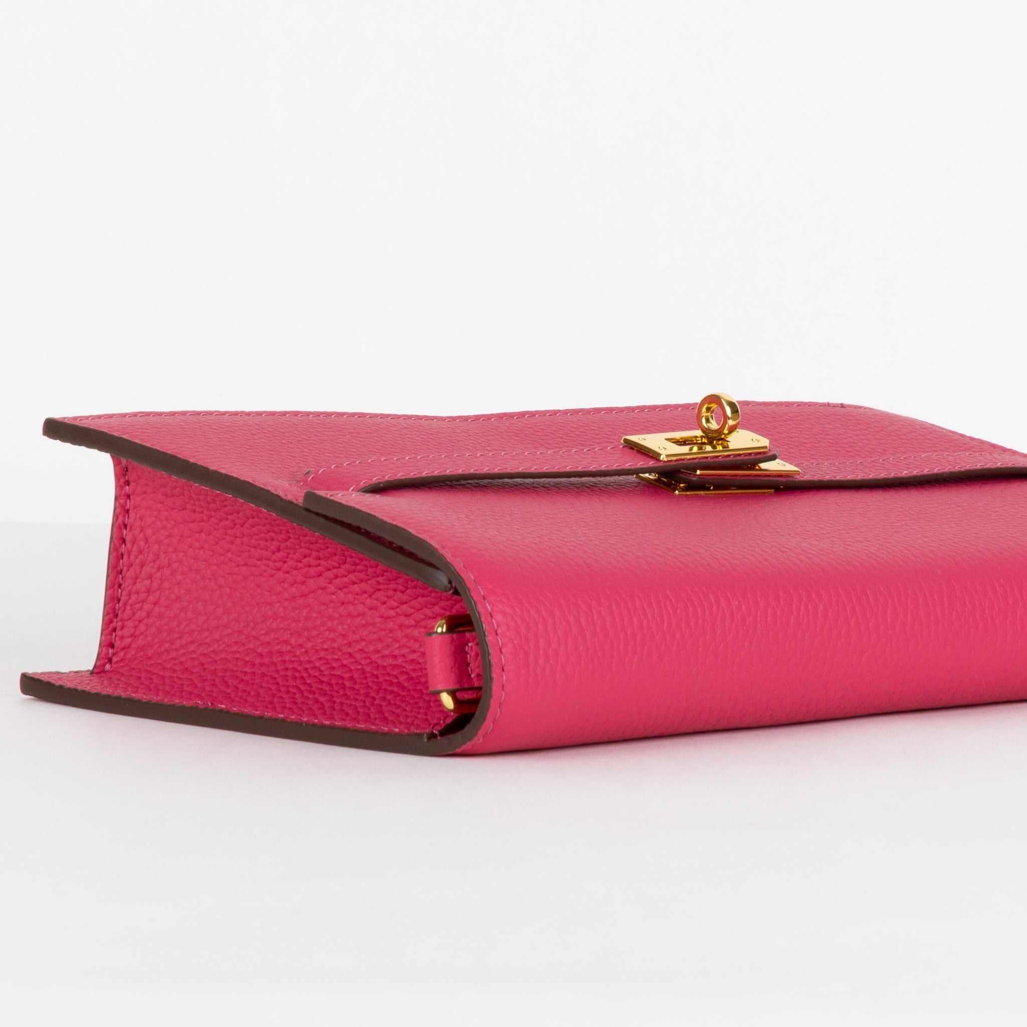 Camélia Läder Clutch 24 - Pink