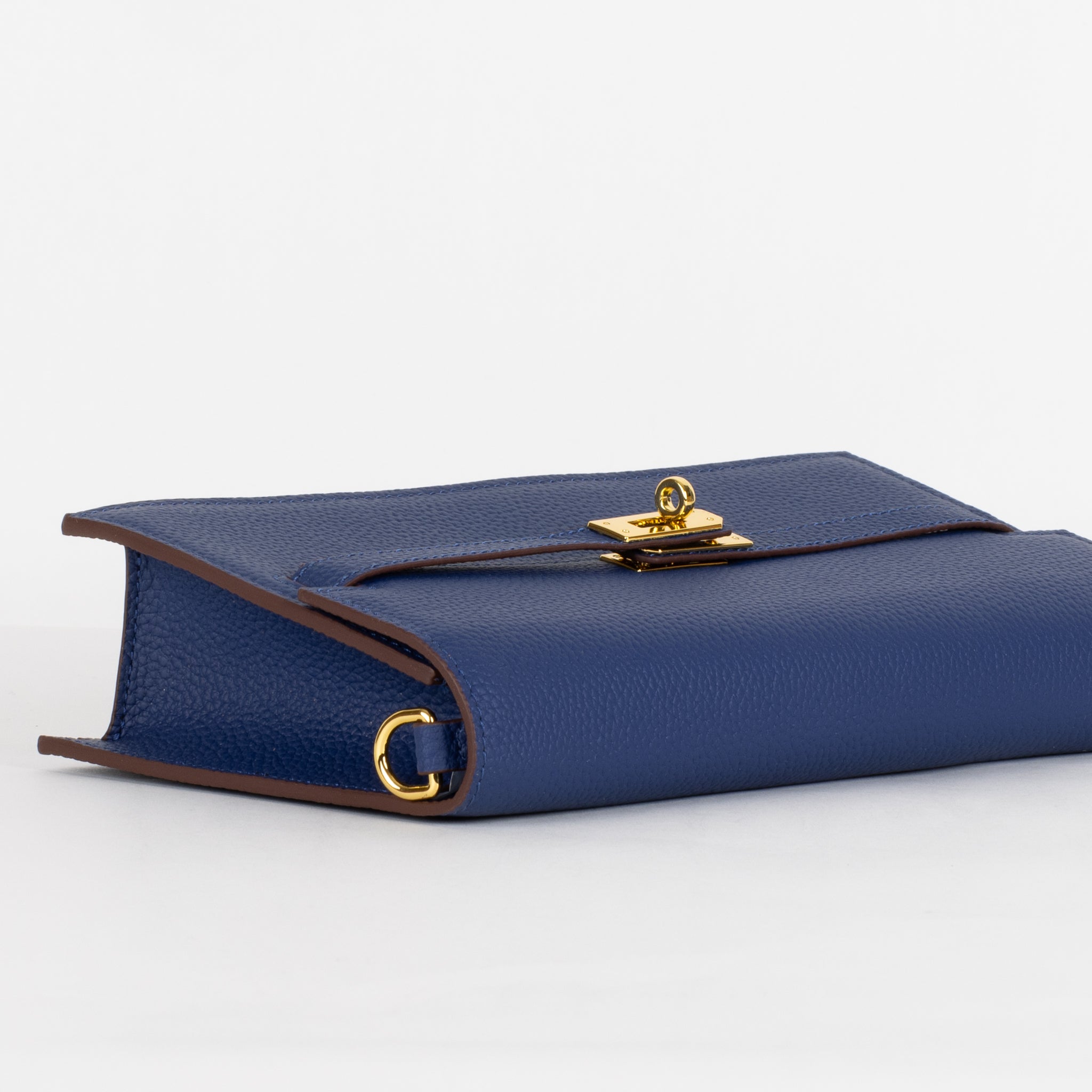 Camélia Läder Clutch 24 - Blue