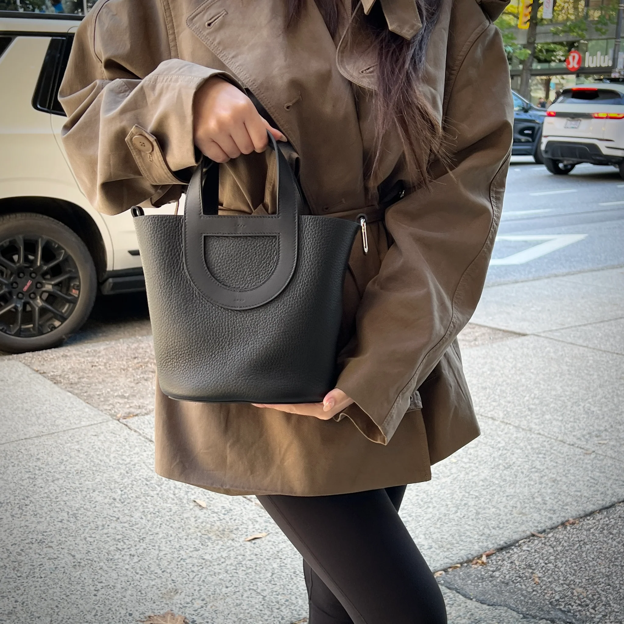 Elodie Läder Handväska 18 - Black