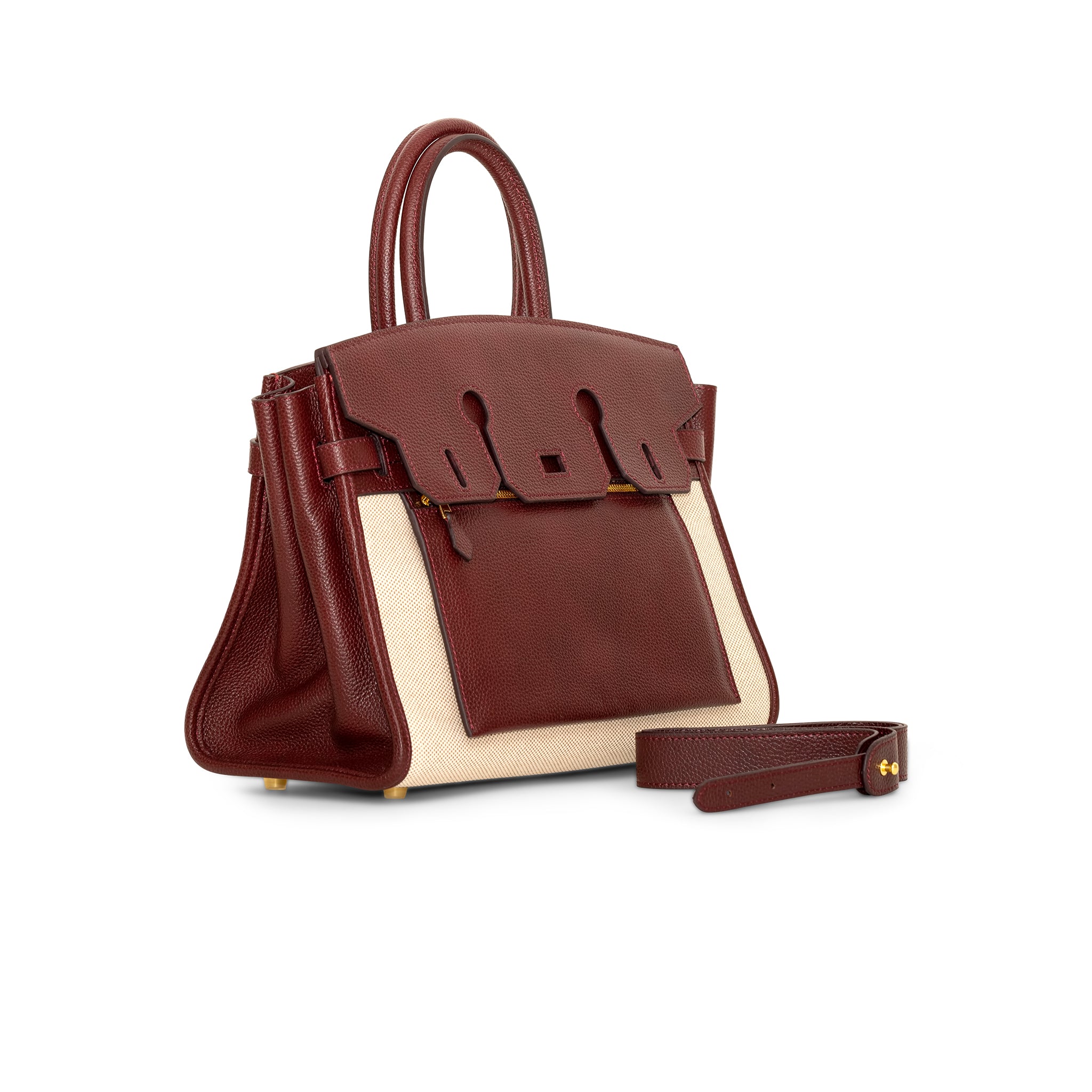 Furry Inside Out Handväska 30 - Wine Red