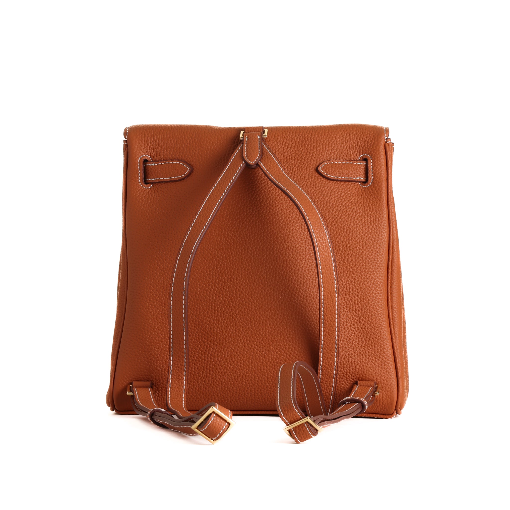 Fernanda läderryggsäck 22 - Camel