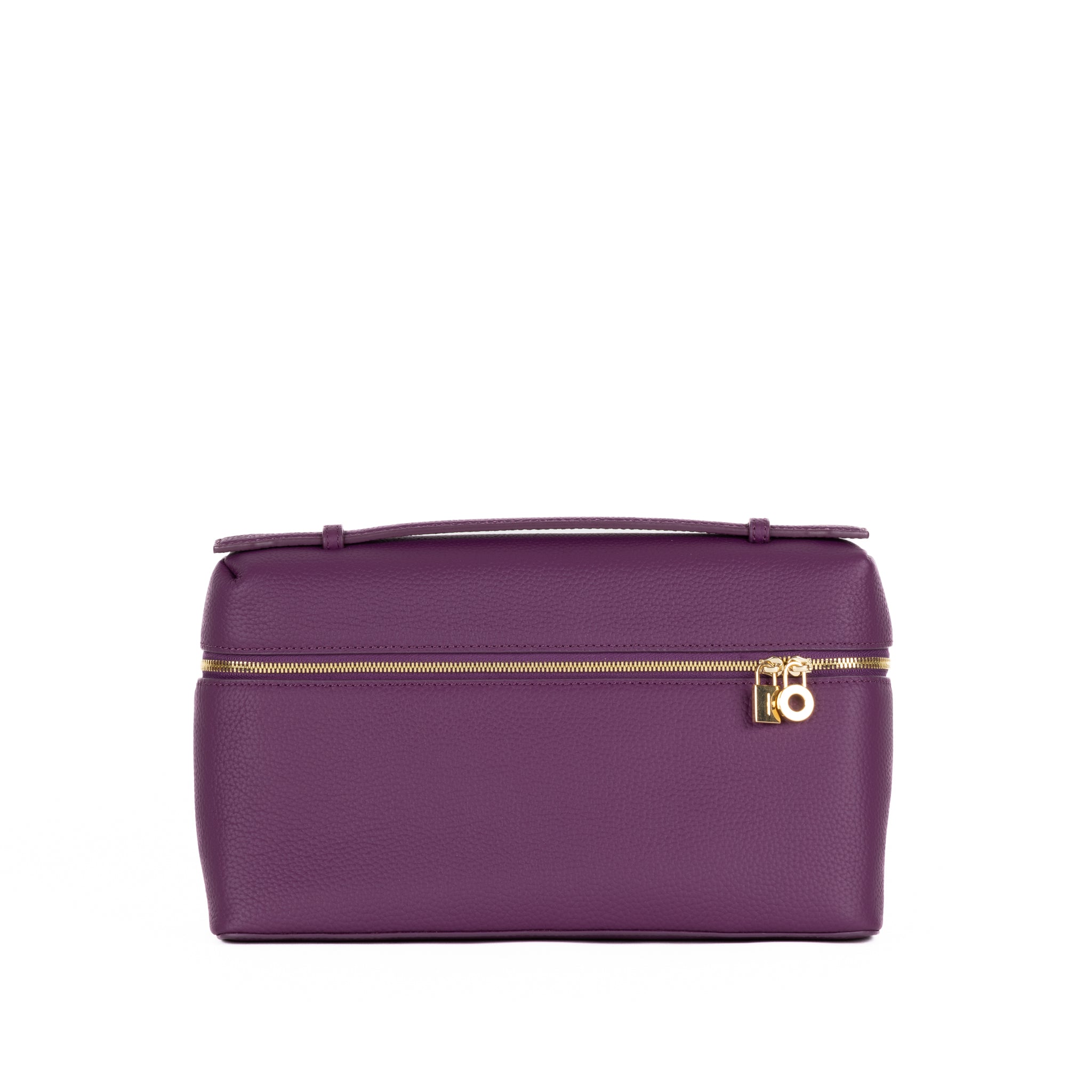 Inès Läder Handväska 27 - Purple