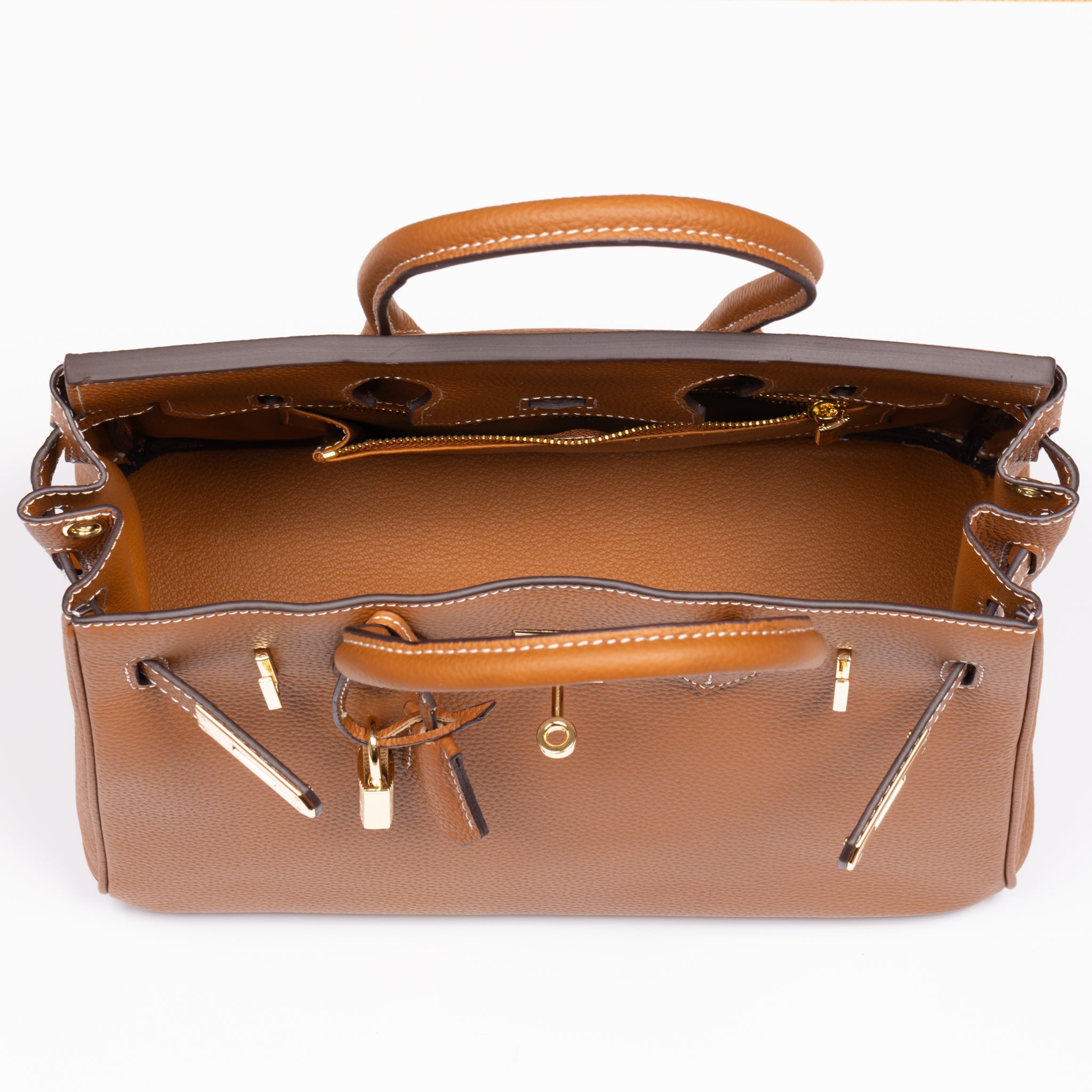 Joelle Läder Handväska 30 - Brown