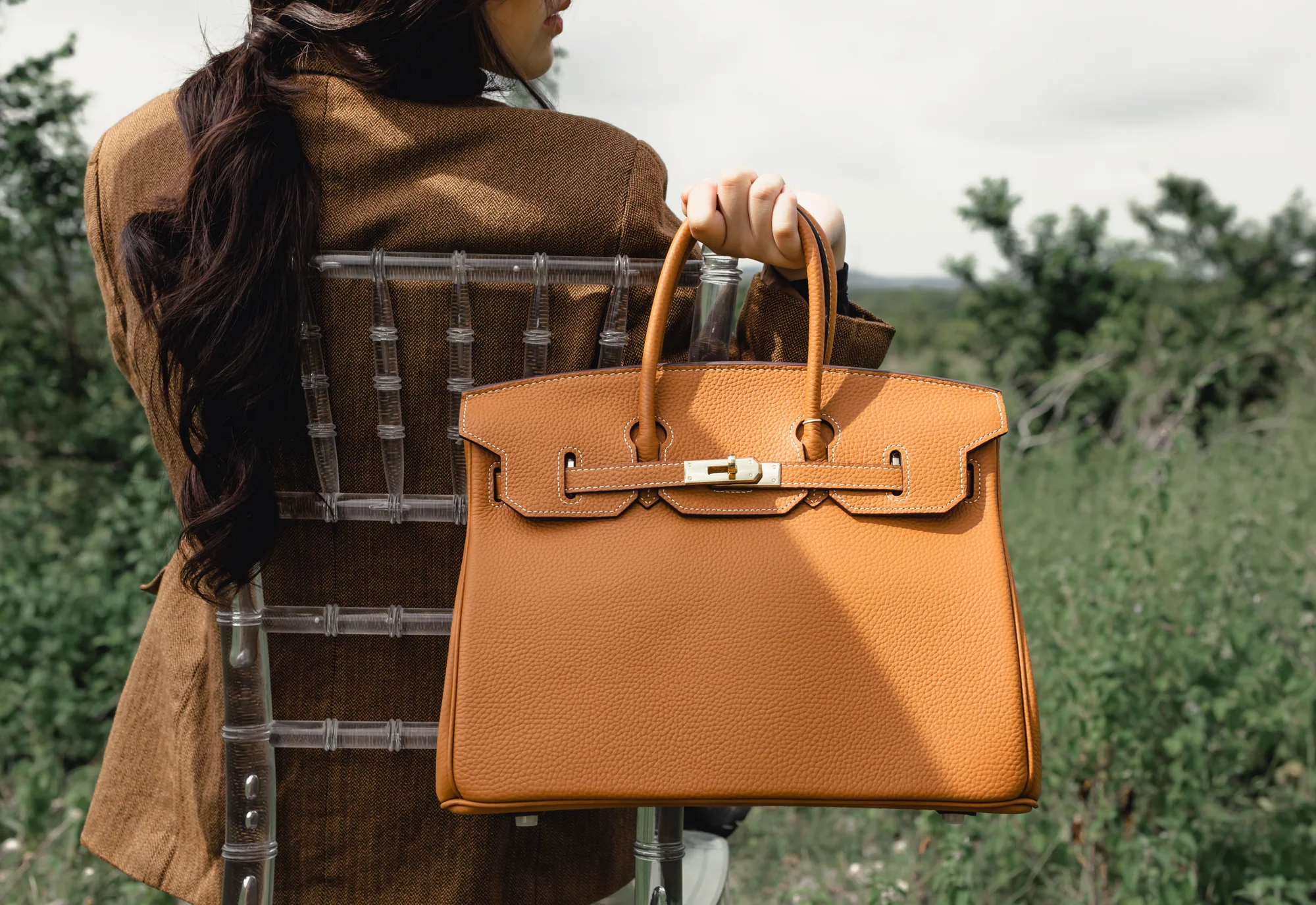Joelle Läder Handväska 30 - Brown