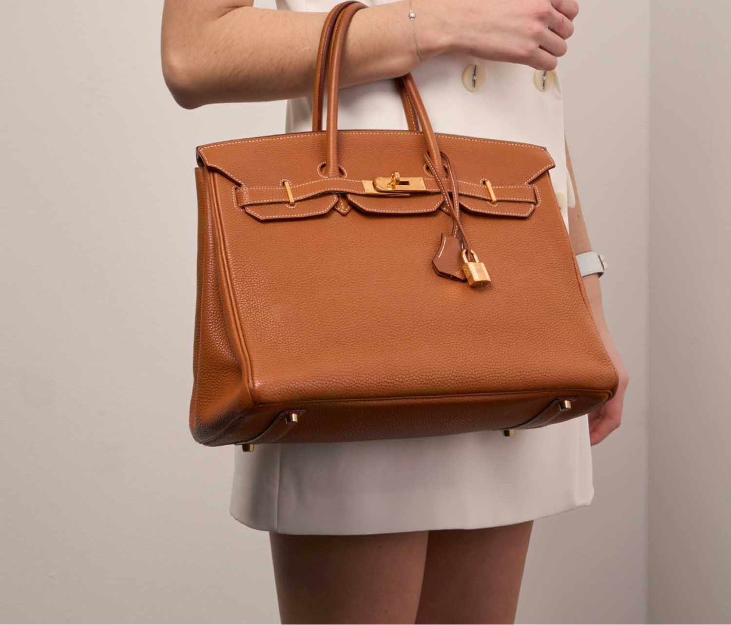 Kathy Läder Handväska 35 - Brown