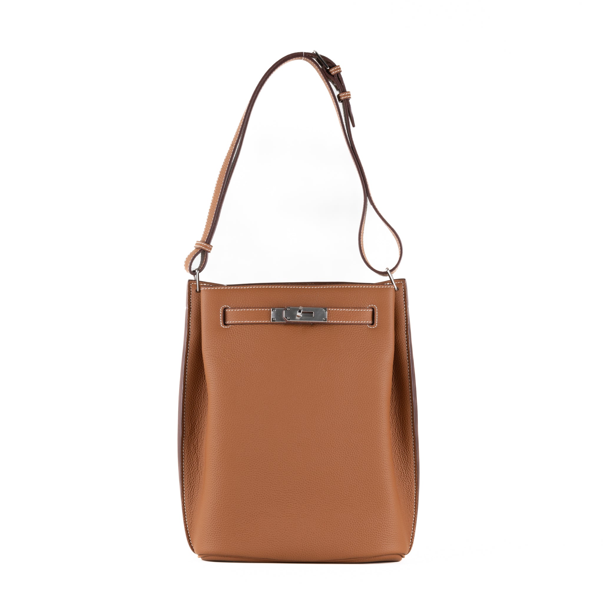 Kortney Läder Axeläska 24 - Camel
