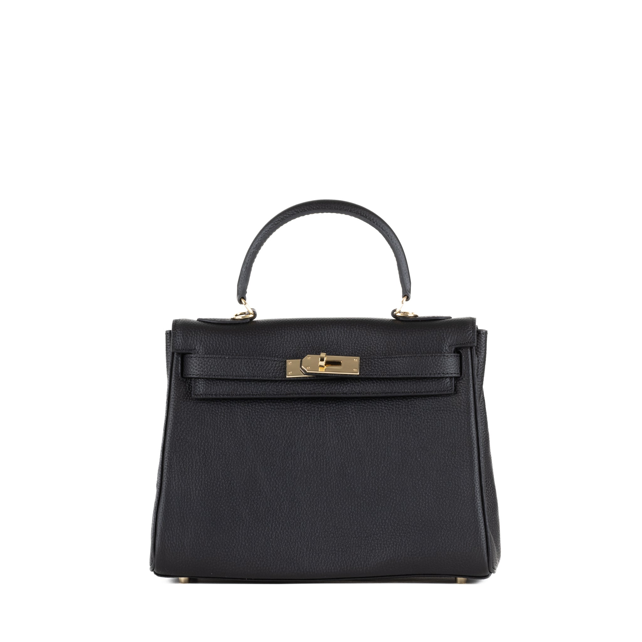 Lili Läder Handväska 28 - Black