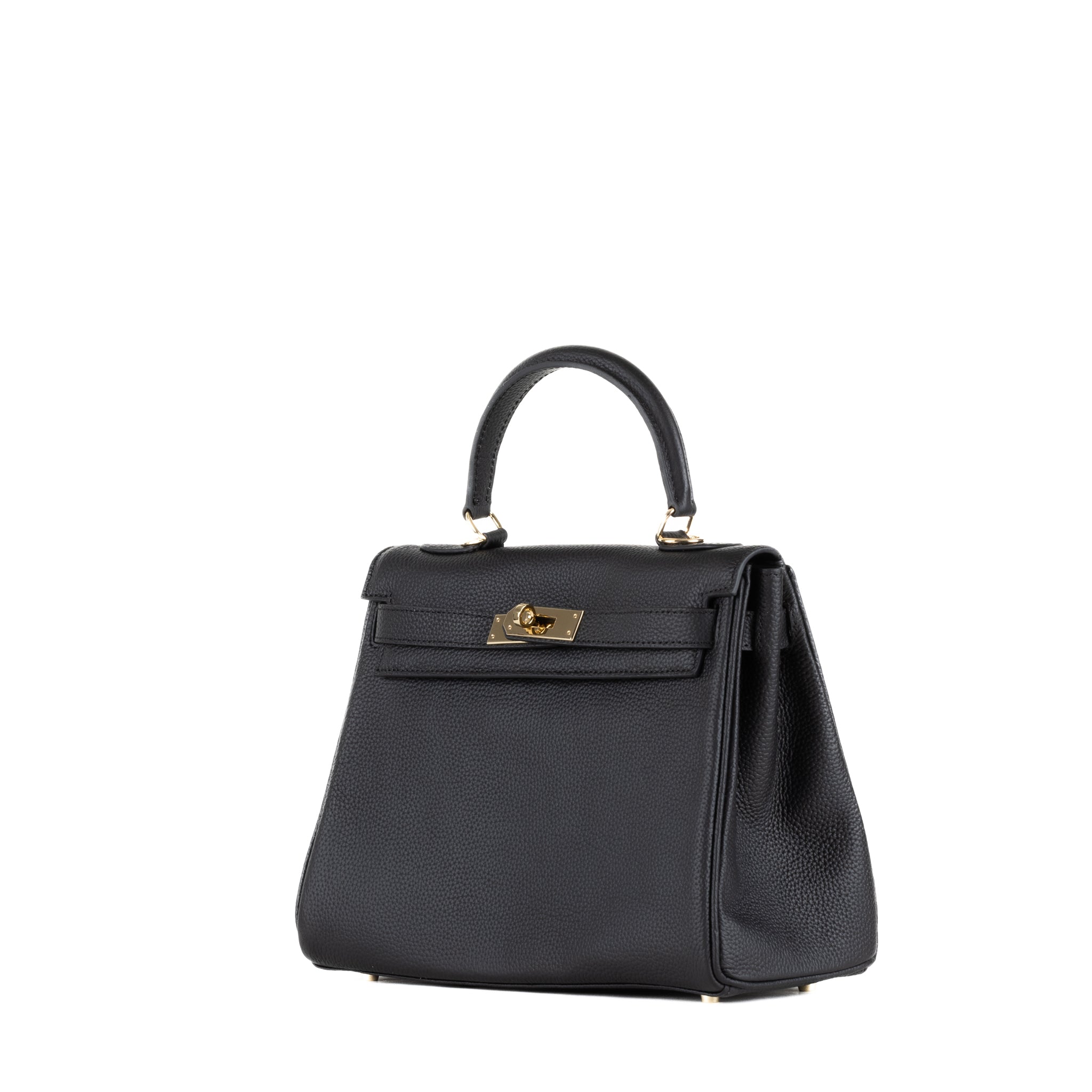 Lili Läder Handväska 28 - Black