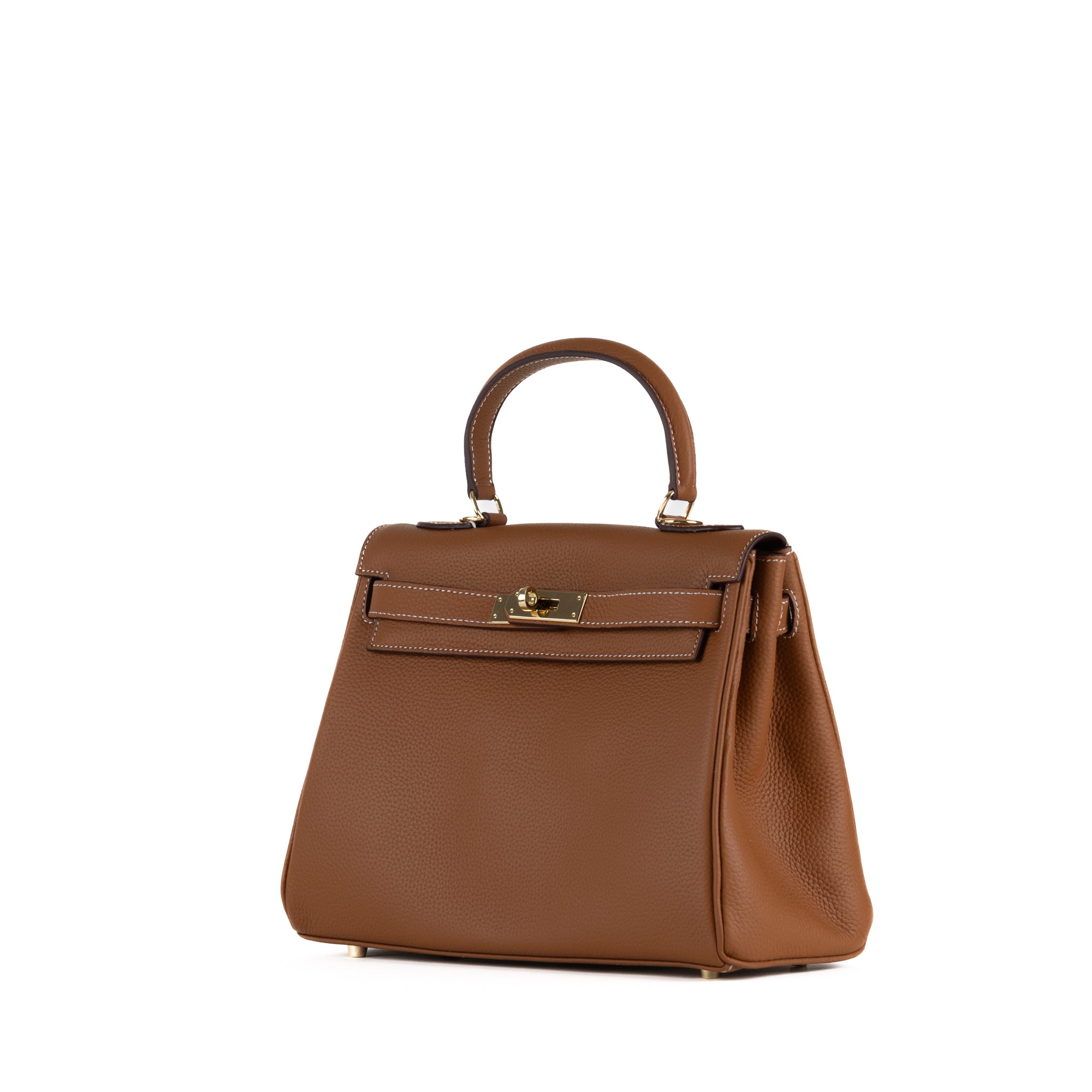 Lili Läder Handväska 28 - Brown