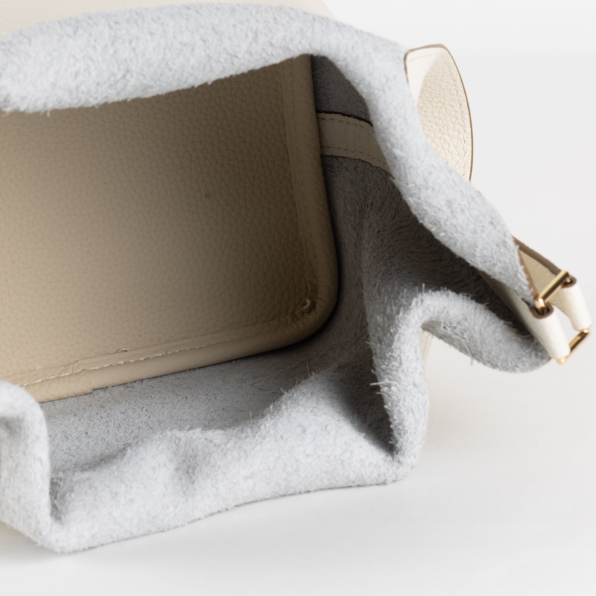Lucie Läder Handväska 18 - Beige