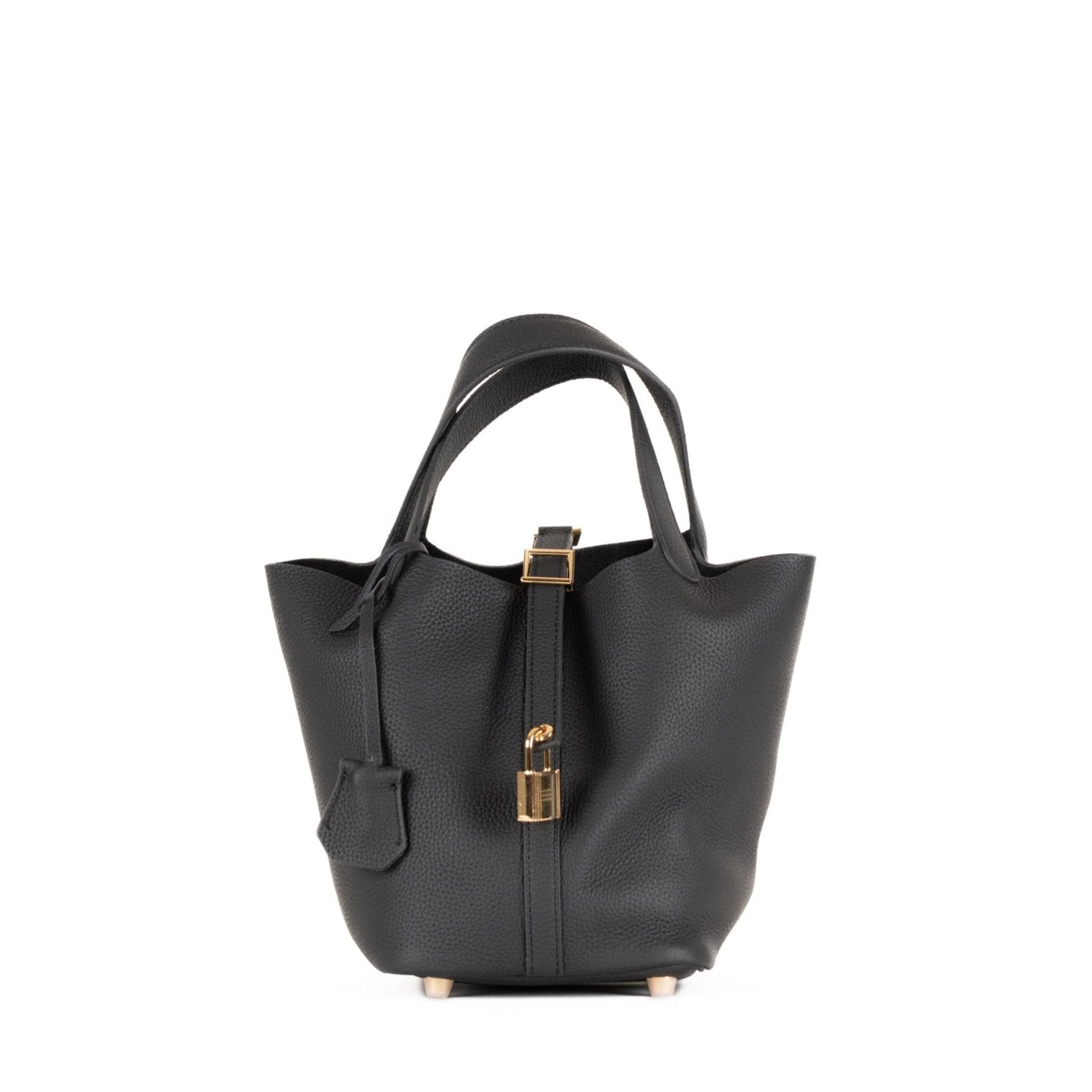 Lucie Läder Handväska 18 - Black
