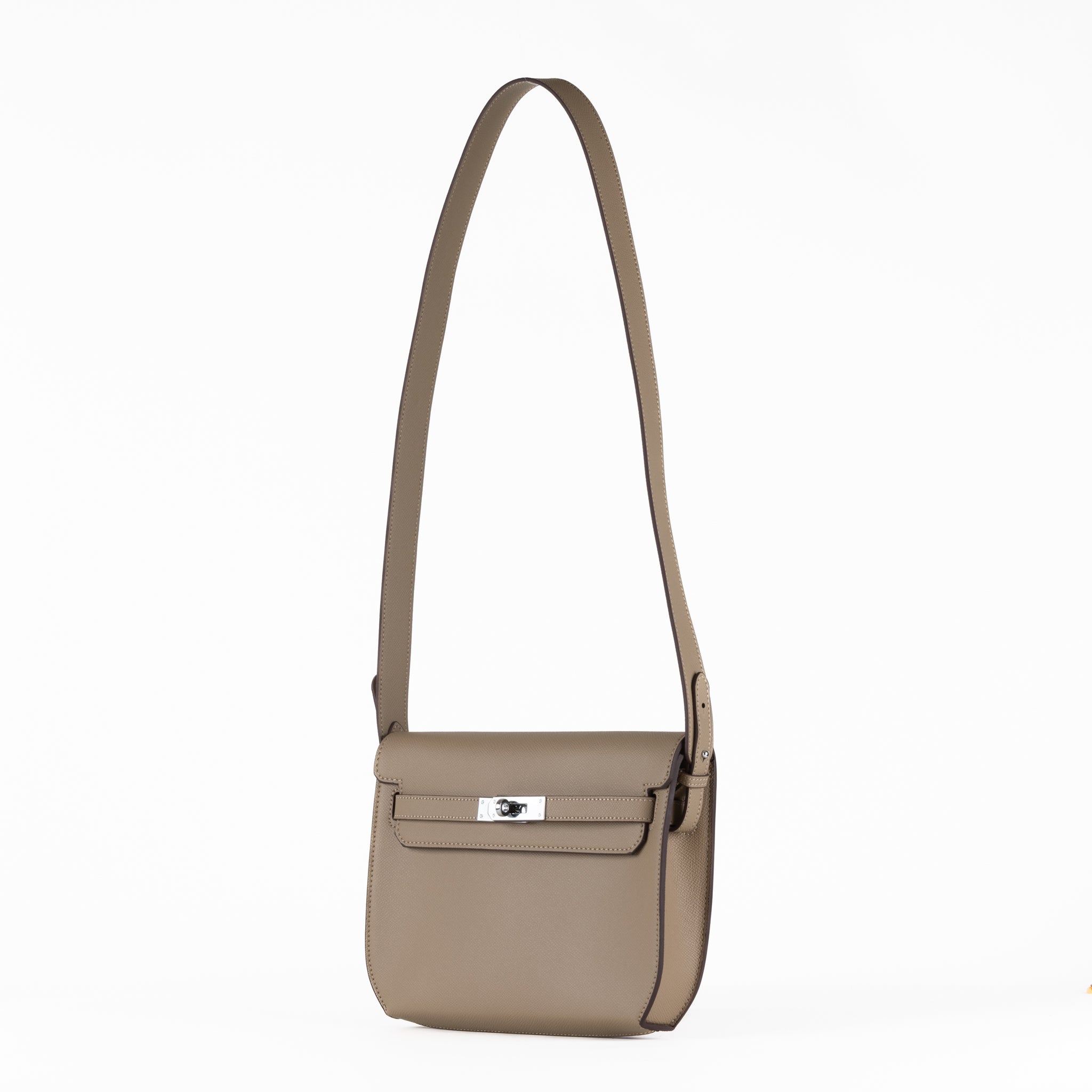 Mella Læder Clutch Taske 25 - Peanut