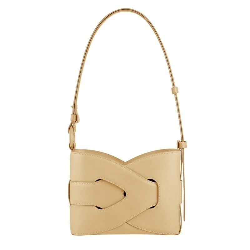 Sabine Leather Shoulder bag 20 - Crème