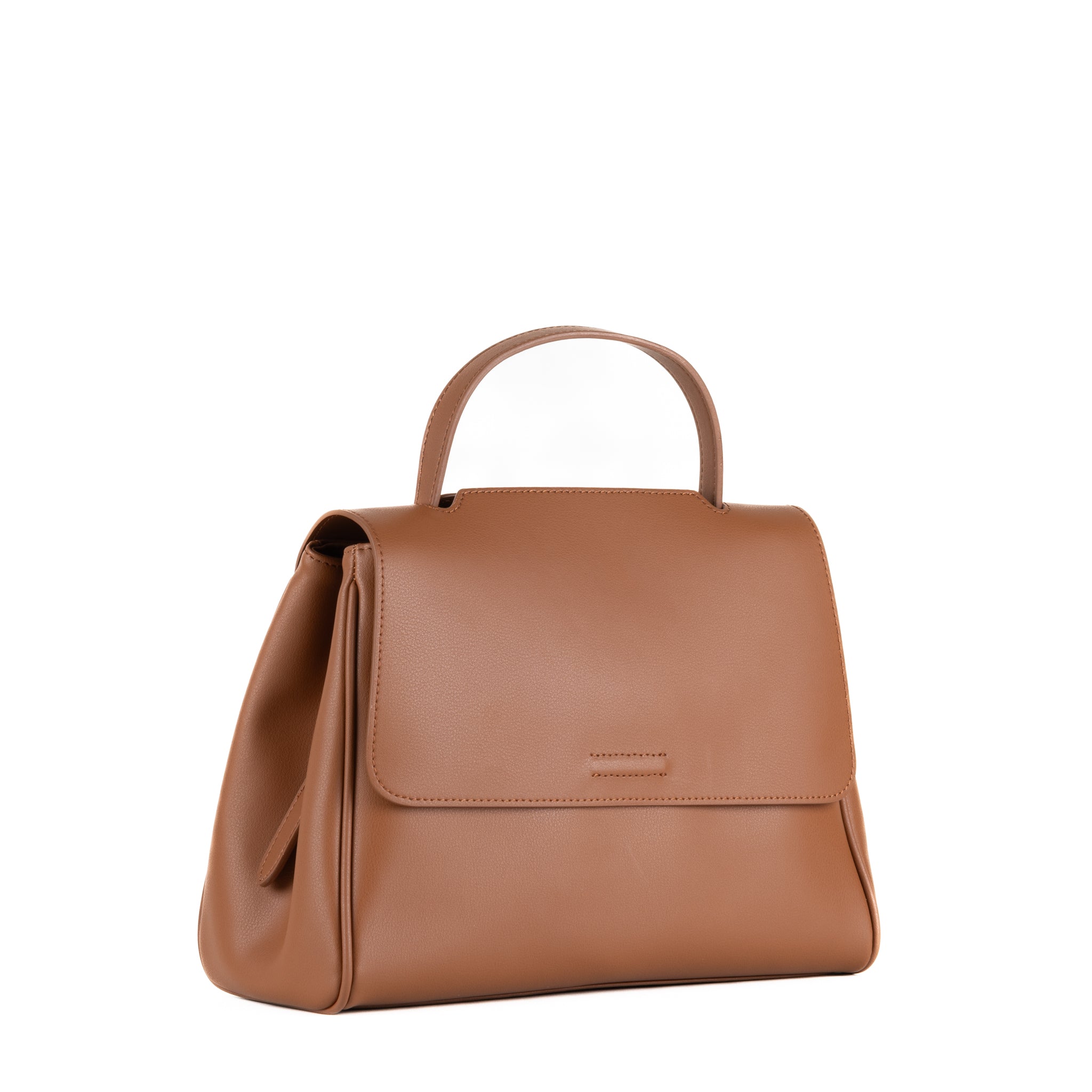 Vanessa Läder Handväska 28 - Brown