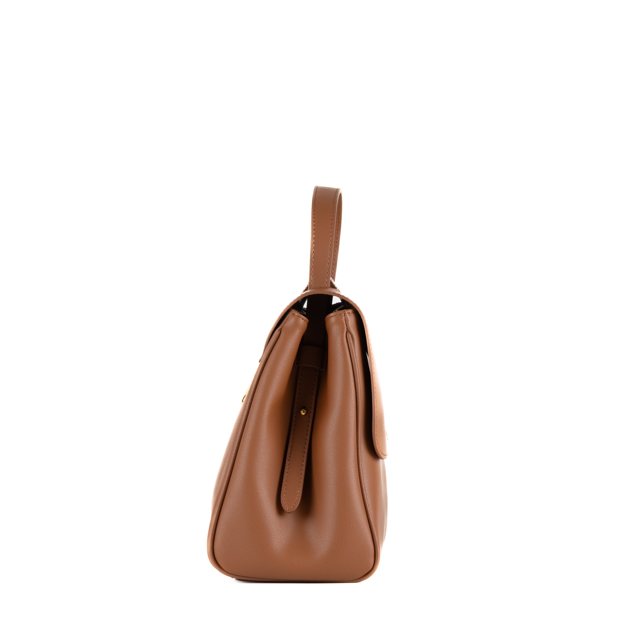 Vanessa Läder Handväska 28 - Brown