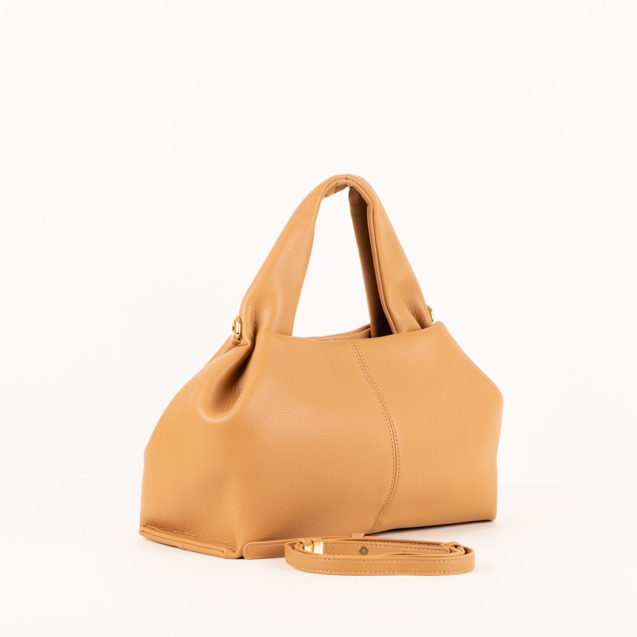 Sabine Leather Shoulder bag 20 - Crème