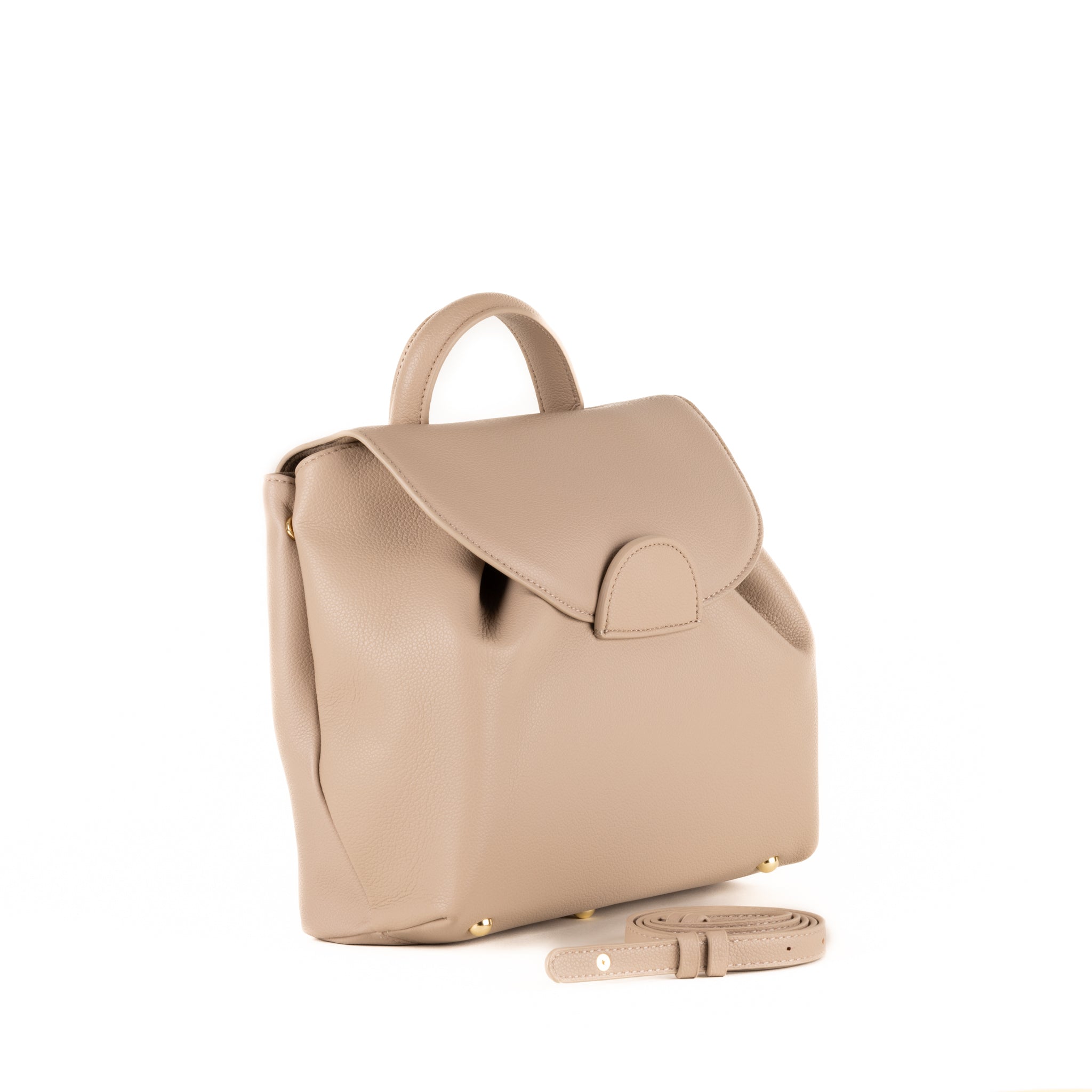 Sabine Leather Shoulder bag 20 - Crème