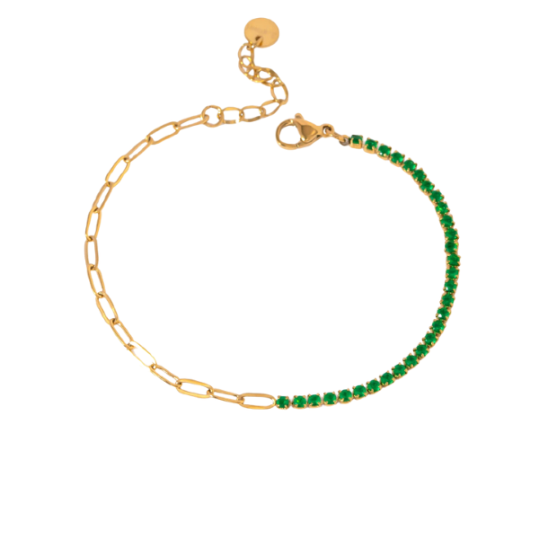 Elettra Grön Armband