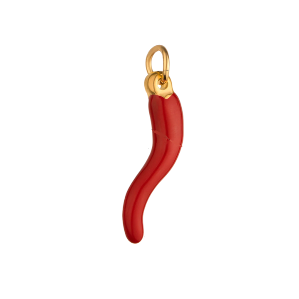 Hängsmycke en röd chili