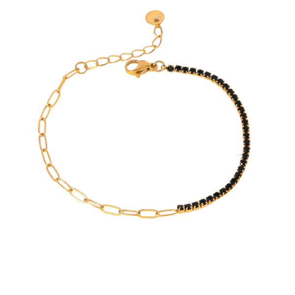 Svart Elegant Armband