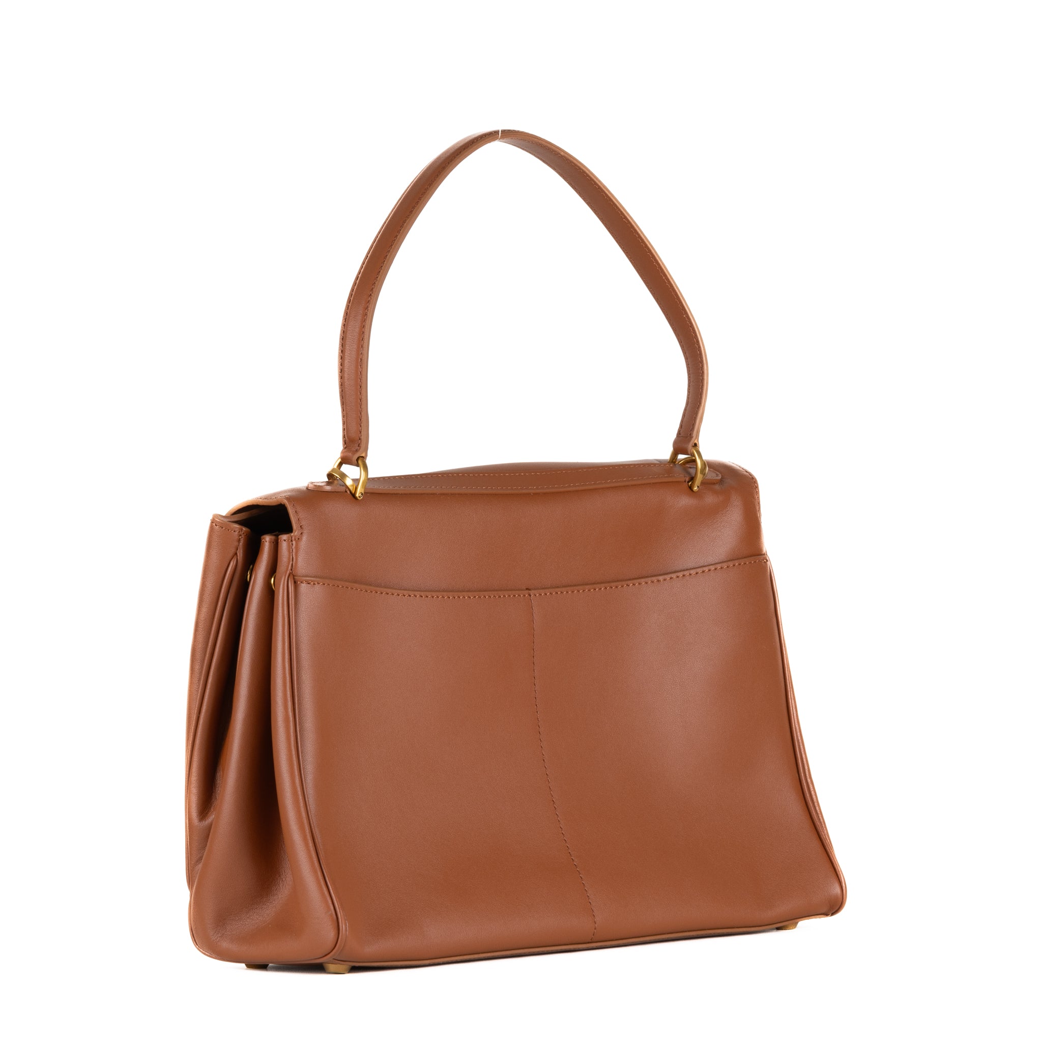 Bianca Läder Handväska 36 - Camel