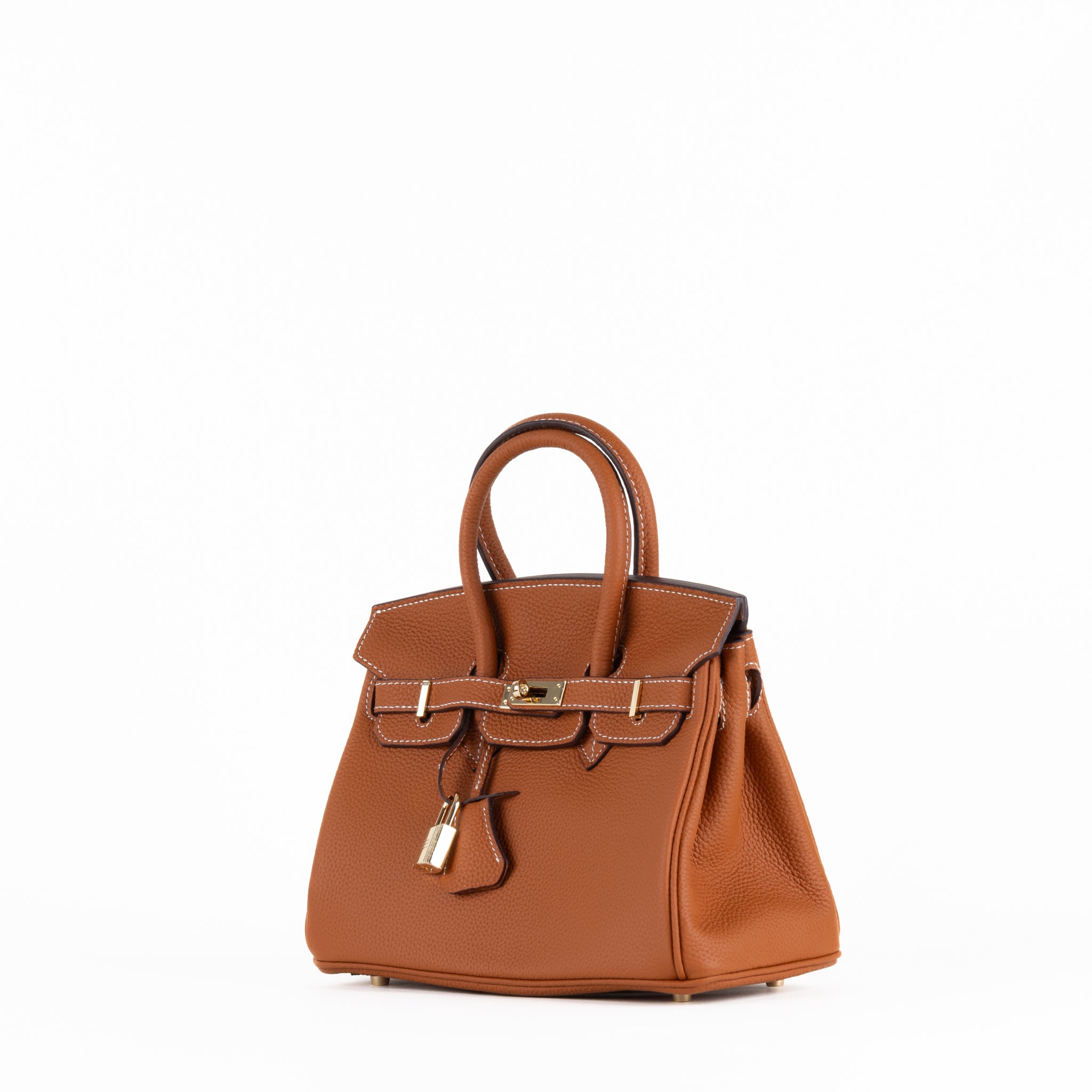 Ella Läder Handväska 25 - Brown