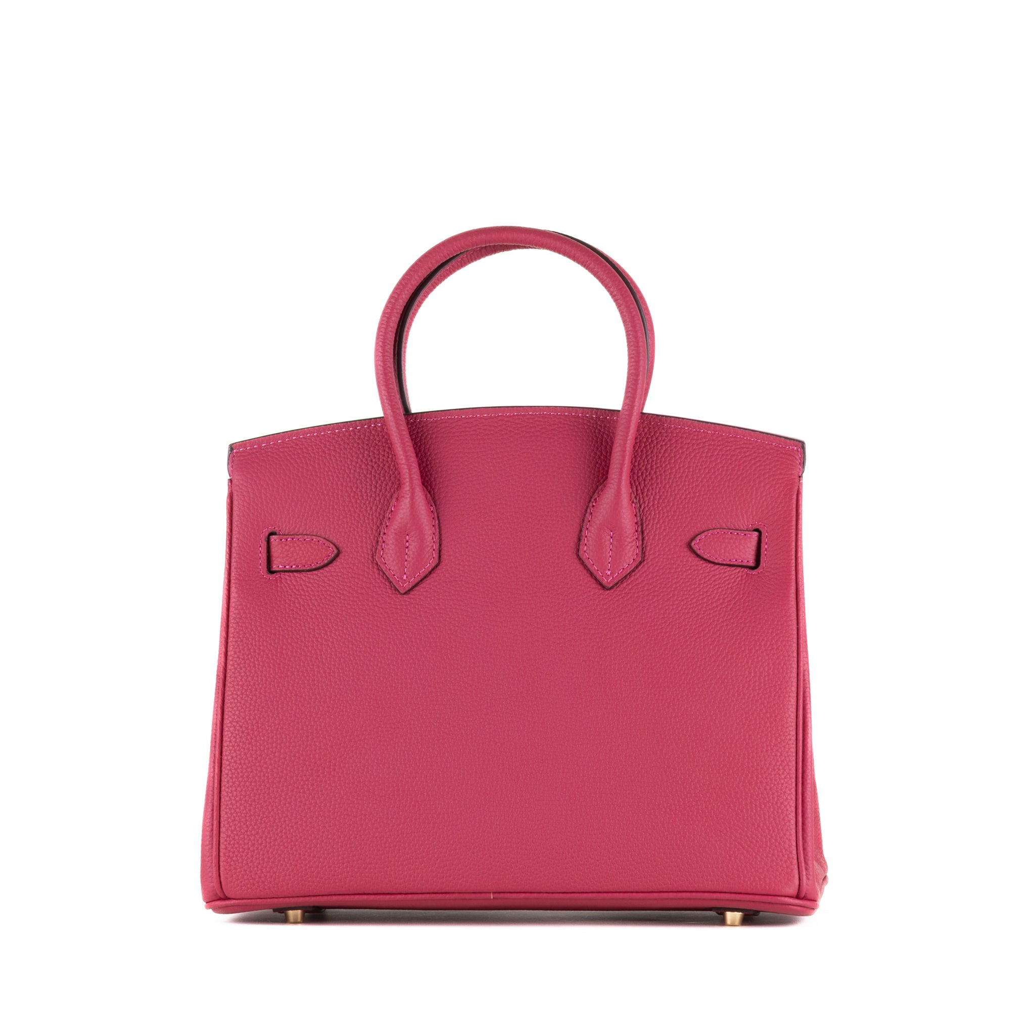 Joelle Läder Handväska 30 - Fuschia