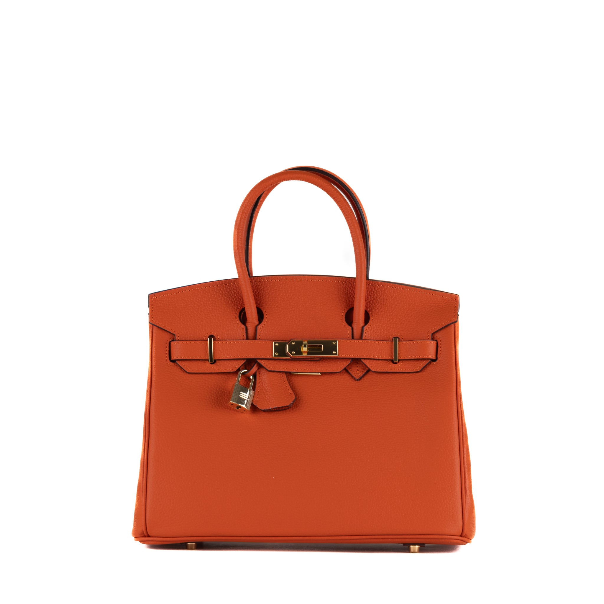 Joelle Läder Handväska 30 - Orange