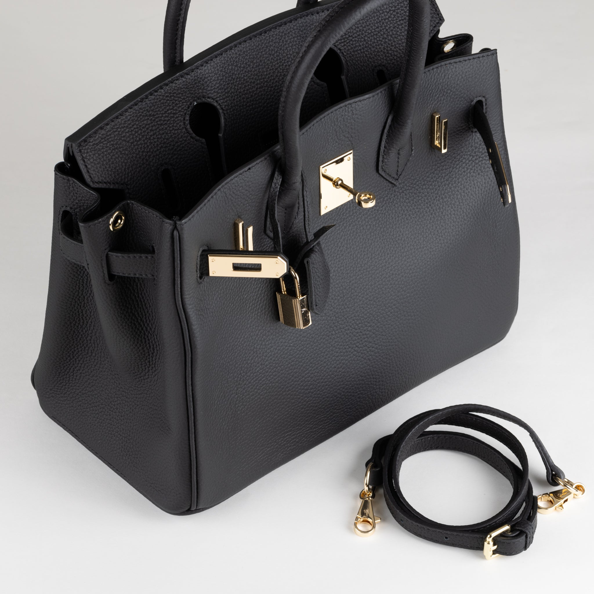 Kathy Läder Handväska 35 - Black