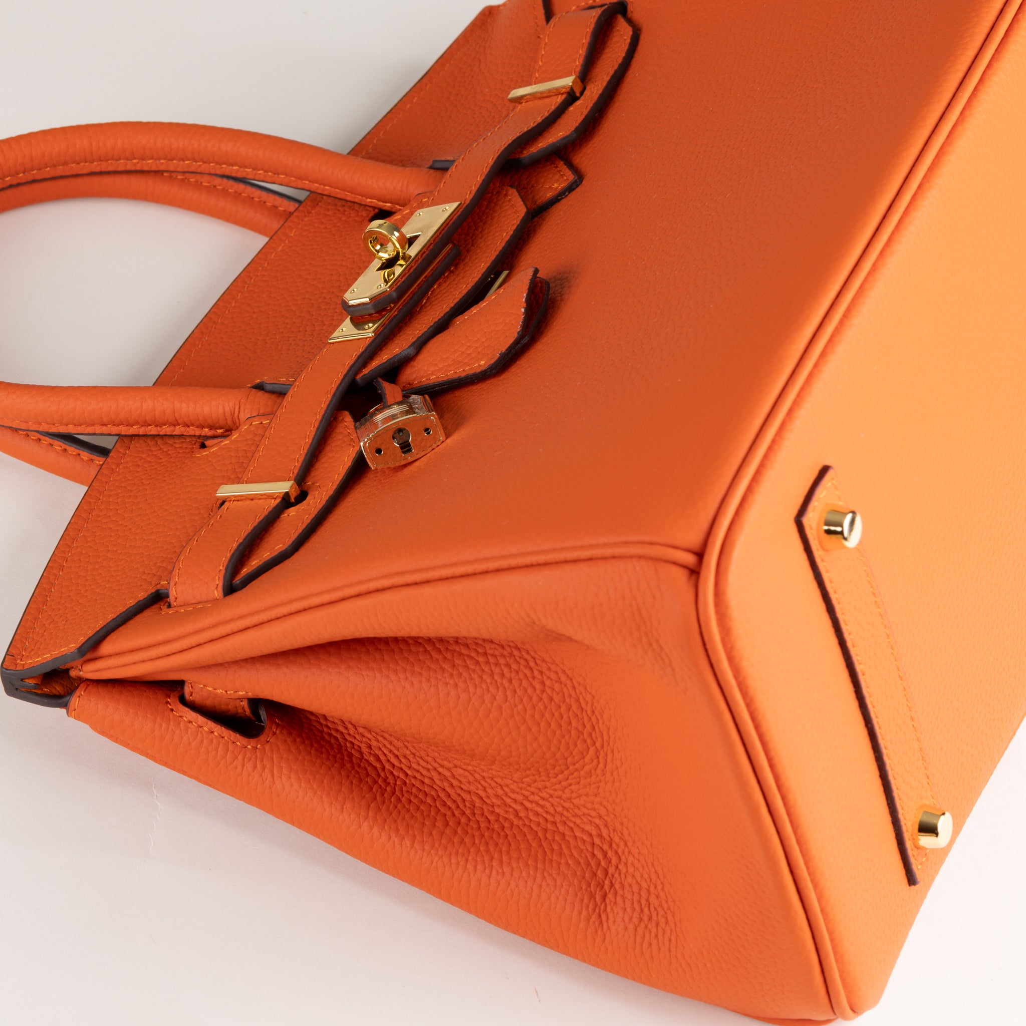 Joelle Läder Handväska 30 - Orange