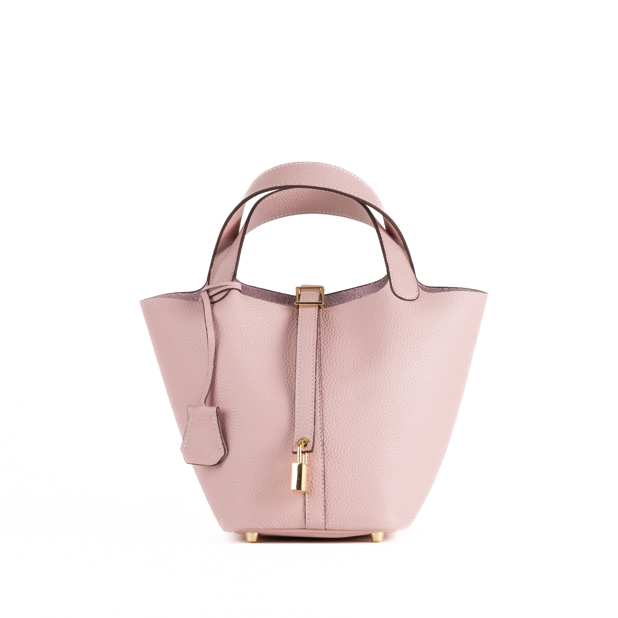Lucie Läder Handväska 18 - Pink