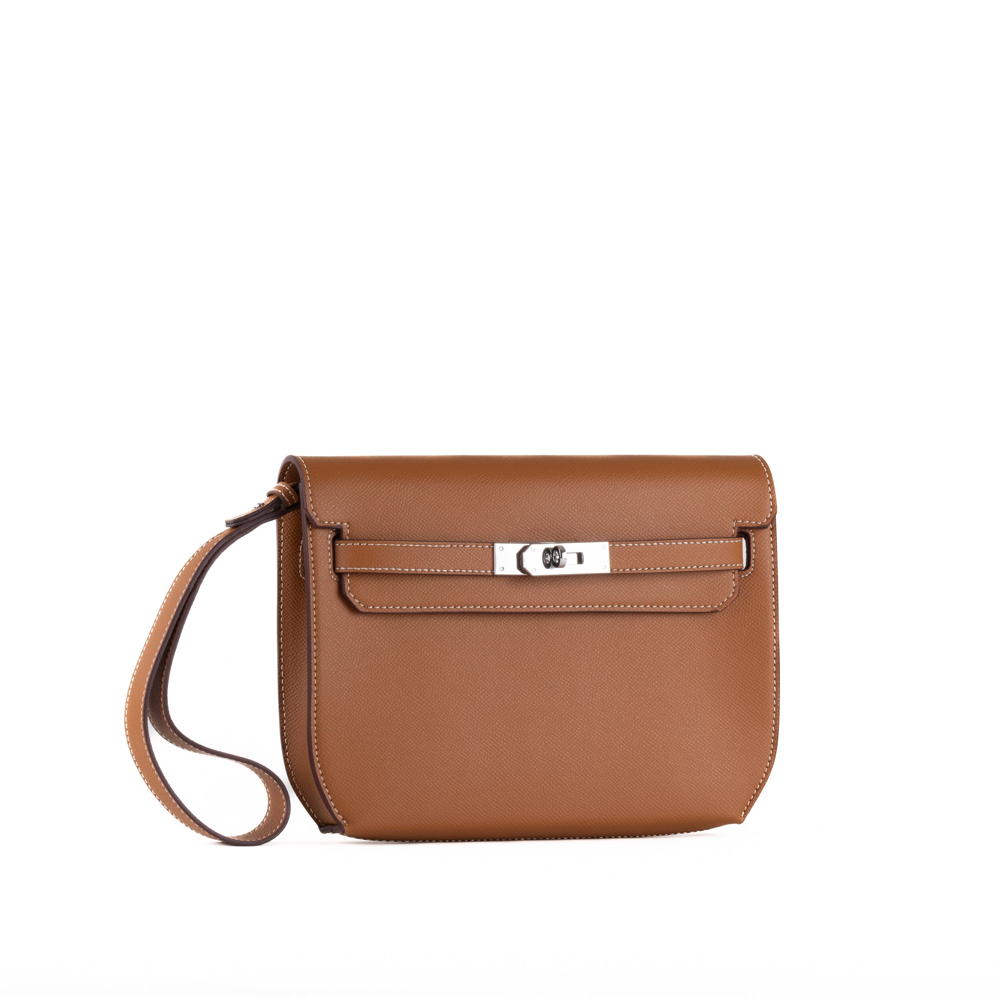 Mella Nahkainen Clutch-laukku 25 - Ruskea