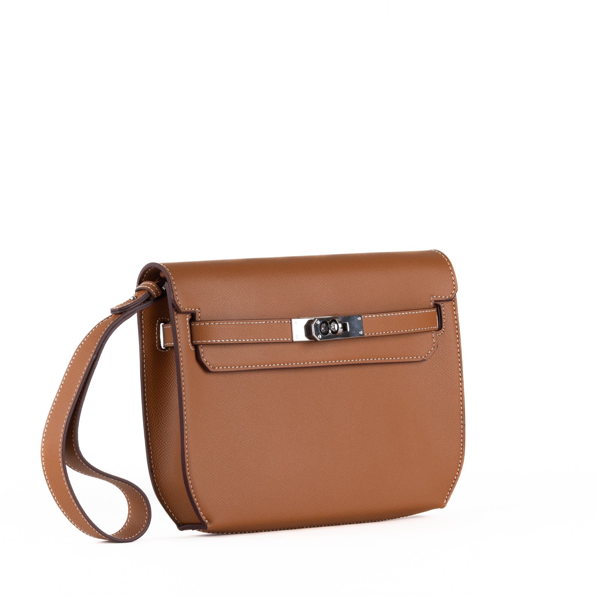 Mella Nahkainen Clutch-laukku 25 - Ruskea