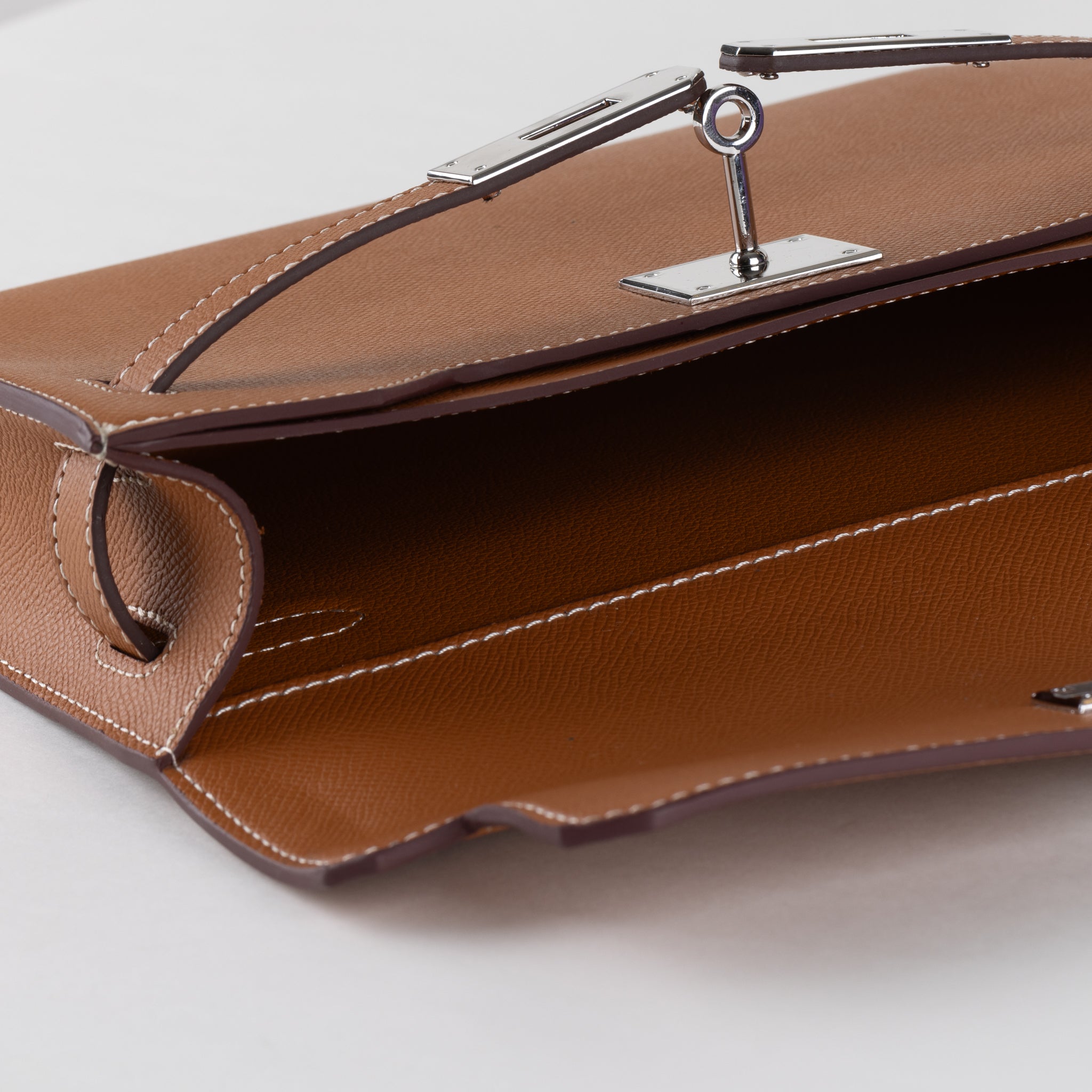 Mella Nahkainen Clutch-laukku 25 - Ruskea