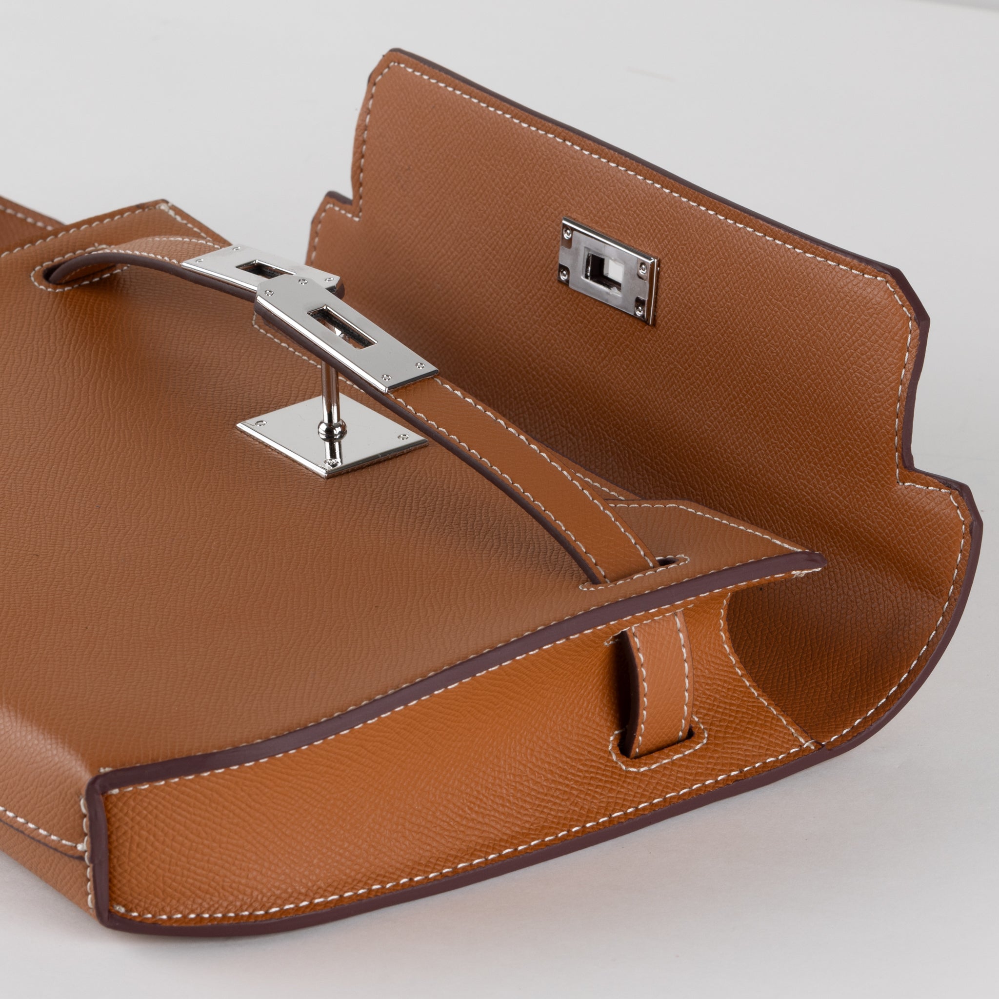 Mella Nahkainen Clutch-laukku 25 - Ruskea
