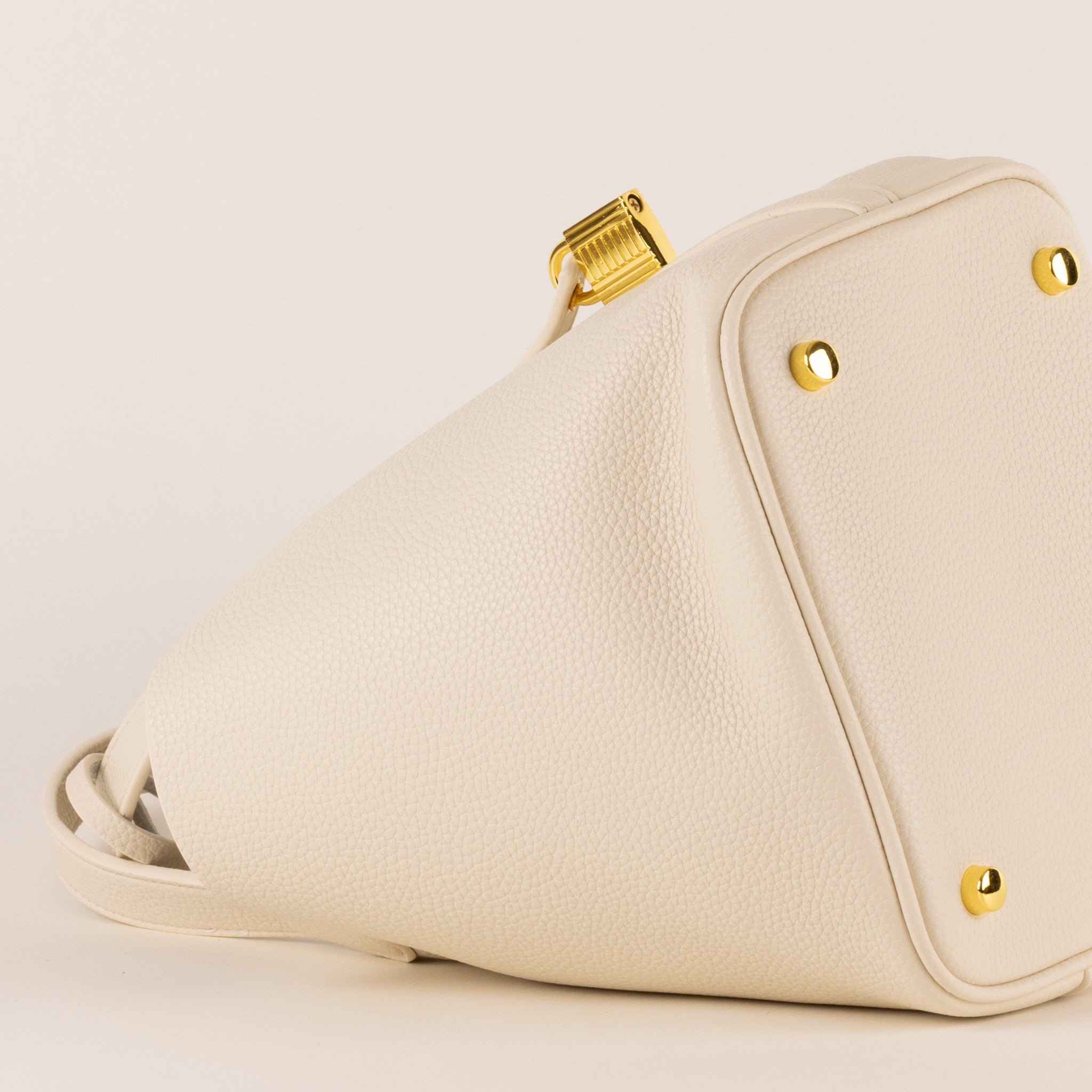Sabine Leather Shoulder bag 20 - Crème