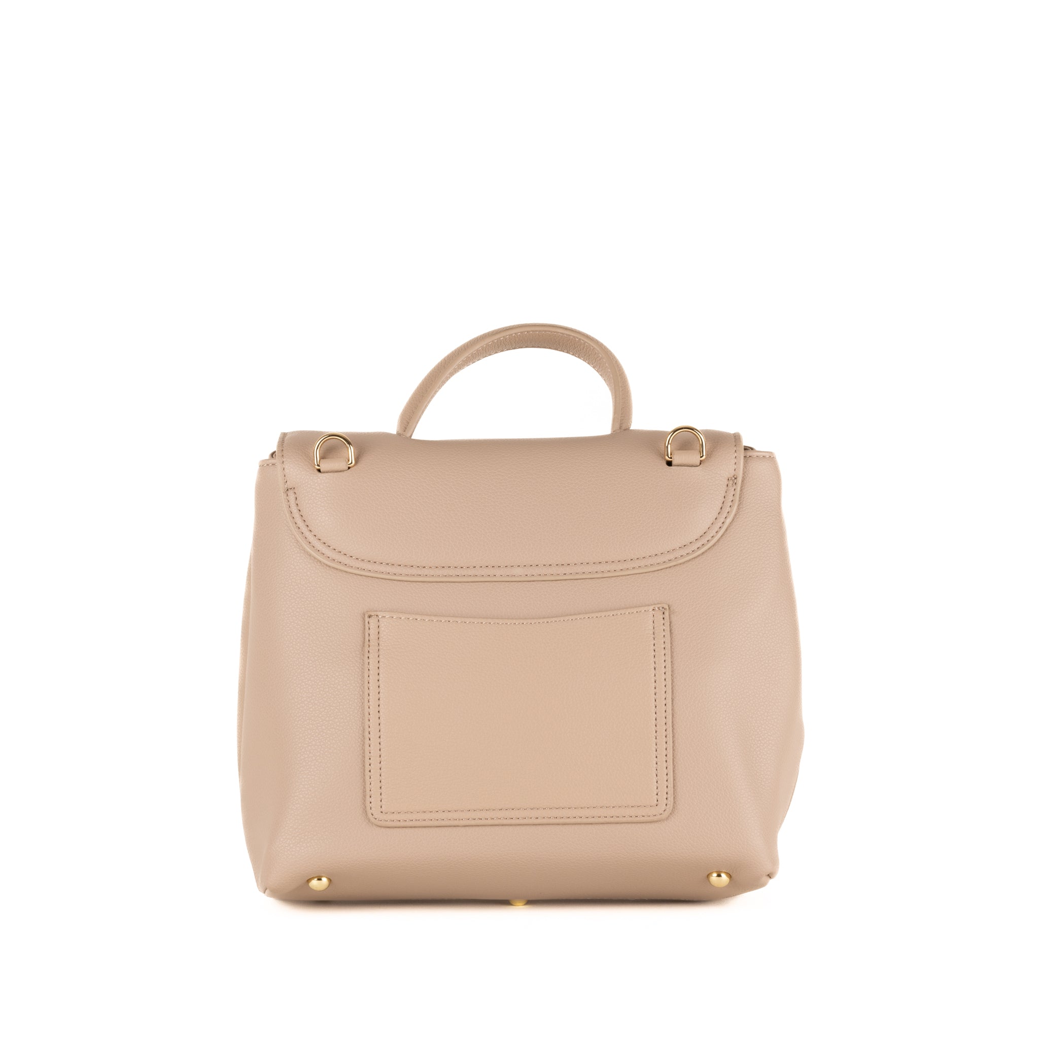 Sac porté épaule Sabine en cuir 20 - Crème
